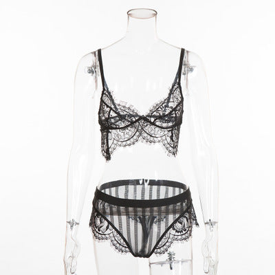 Lingerie Lace Split Underwear Set - MyNatury