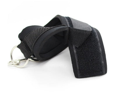 Midnight Embrace Leather Handcuffs - MyNatury