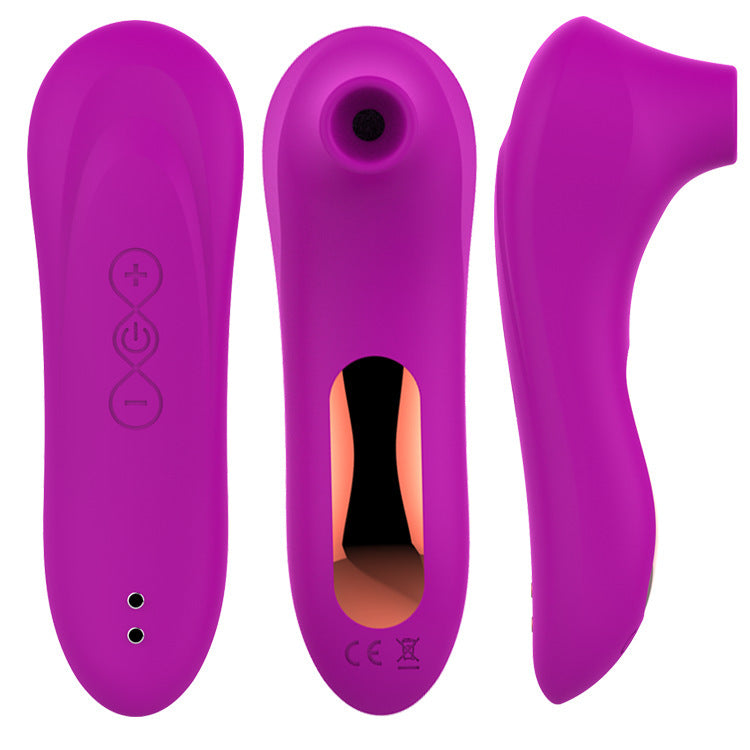 Inhale Baby – Diskret kraftfull vibrator i lilla med knappkontroll for optimal stimulering.