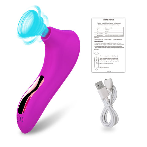 Inhale Baby - Diskret og Kraftfull Vibrator i lilla med knappkontroll og ladekabel, perfekt for voksne. Vibratorer, sexleketøy.