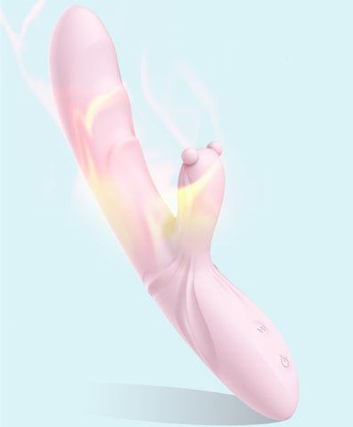 Yuyue Bliss vibrator for kvinnelig nytelse in elegant light pink design.