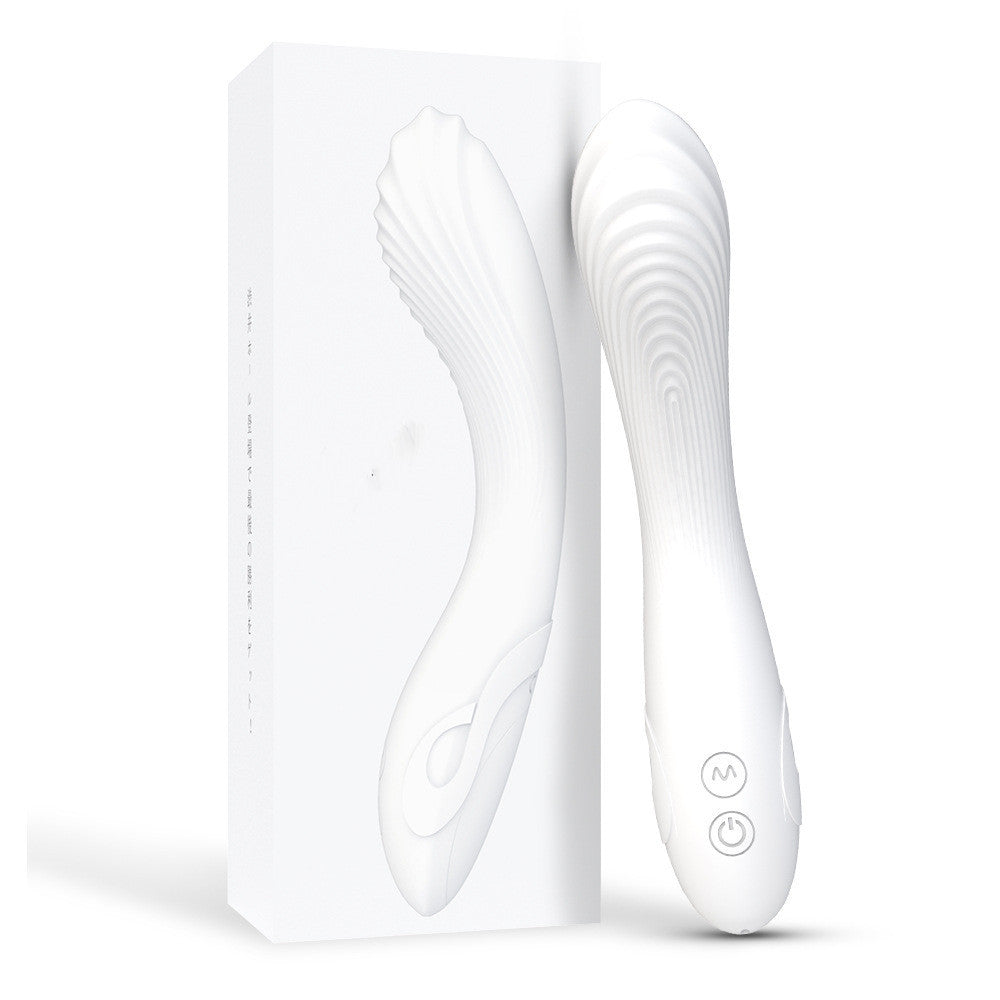 PureWave silikonvibrator med elegant design og elektrisk kontroll, perfekt for voksne nytelse.
