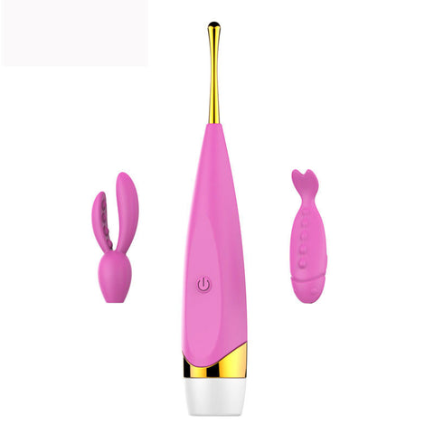 RosePulse elegant vibrator med høy kvalitet ABS og silikon, tilgjengelig i delikate farger.