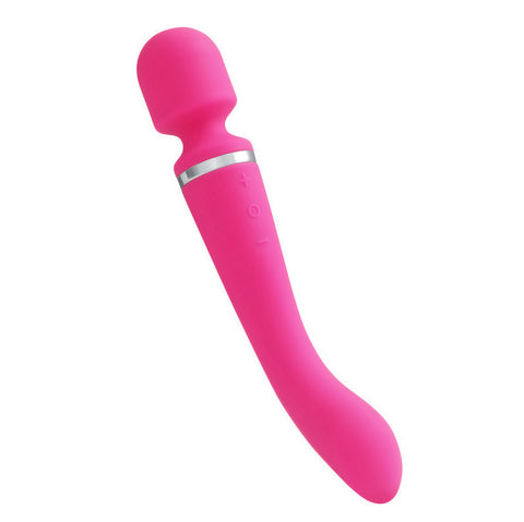 SilkyGlow – rosa silikon vibrator med stillegående design, perfekt for privat nytelse.