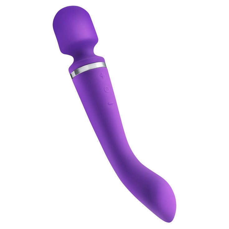 SilkyGlow – lilla silikon vibrator med stillegående design for diskret nytelse.