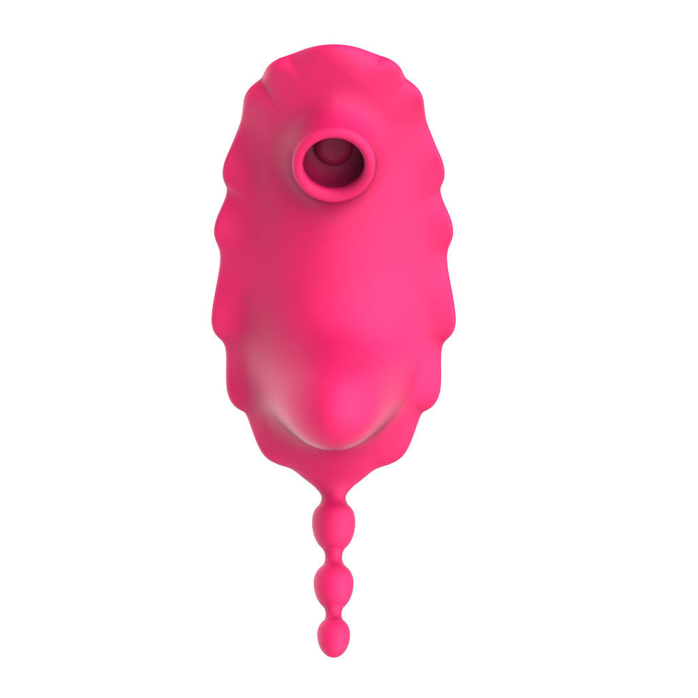 Bee Upgraded Magnetic Wear - app-styrt sugende vibrator i rosa for intens stimulering og morsom nytelse.