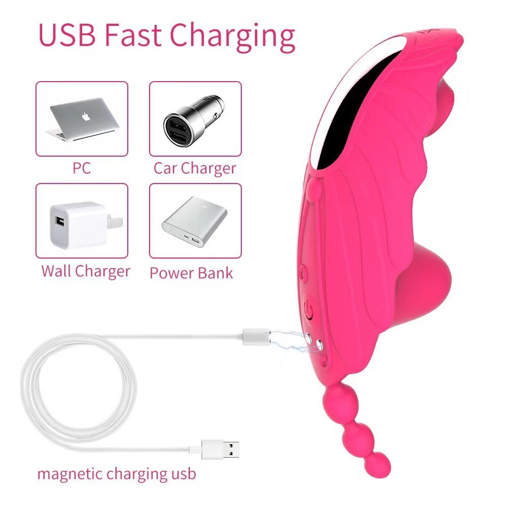 Bee Upgraded Magnetic Wear - USB fast charging options for the app-styrt sugende vibrator for kvinner.