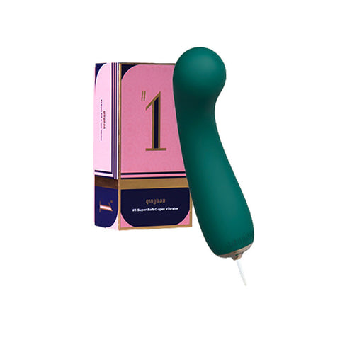 Mini Massage Toys For Women - Elegant green vibrator and box showcasing its stylish design and powerful features.