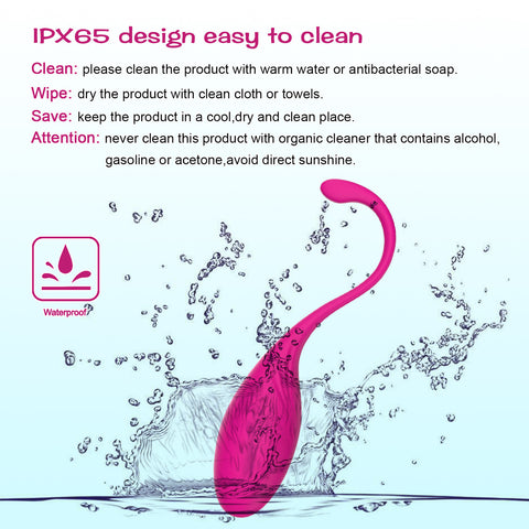 TightEase Pro waterproof design easy to clean with vibrant pink color and IPX65 rating for optimal pelvic floor training.