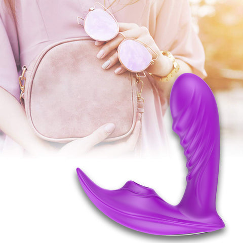 LuxeSence Heat 3-i-1 nytelsesleke i lilla farge, elegance kombinert med kraftige vibratorer og sexleketøy.