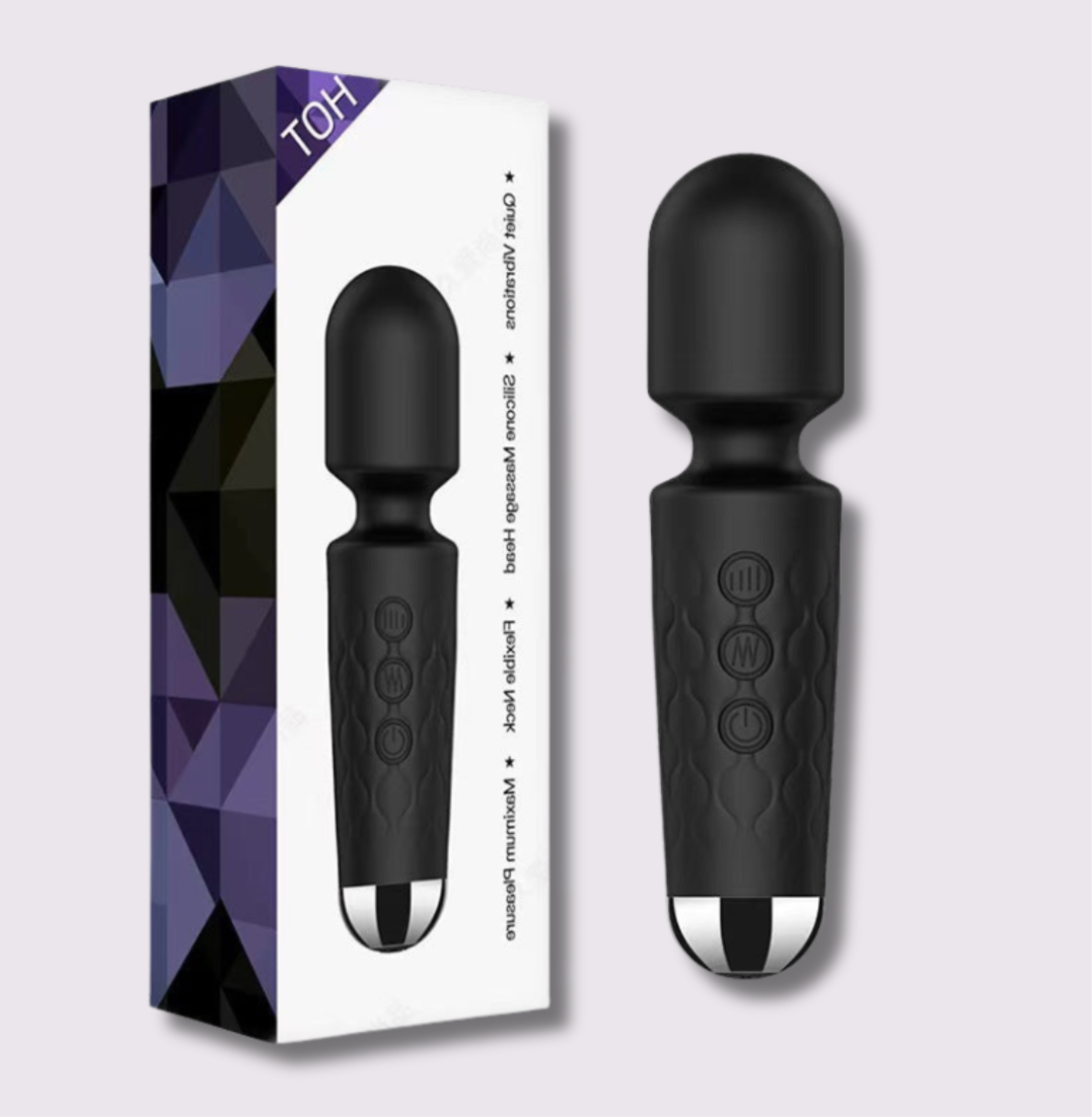 Magic Wand - Vibrator, kraftig vibrator for dyb stimulering og nytelse. Erotik leketøy for kvinner.