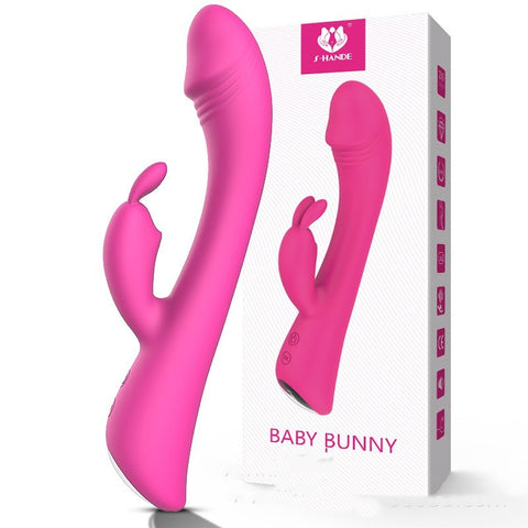 Rose Red Vibrating Spear - kraftfull vibrator med ergonomisk design og ni vibrasjonsmoduser for kvinner.