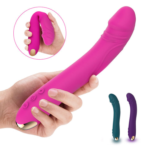 Wand - Jessy in vibrant colors, made of medical silicone, showcasing a sleek design and easy-to-use controls.