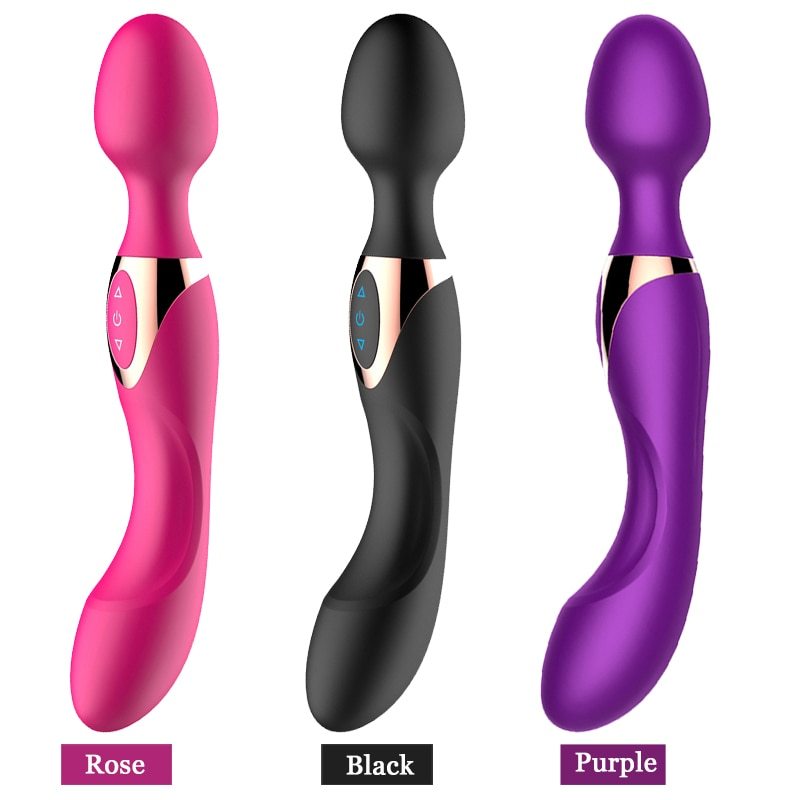 AV Vibrator – tilgjengelig i rosa, svart og lilla for intens ekstern stimulering og maksimal nytelse.