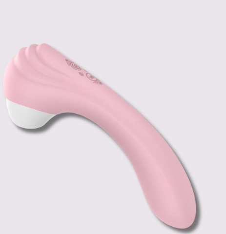Sucking Vibrator, G-spot Massager in pink, waterproof, quiet silicone design for discreet pleasure.