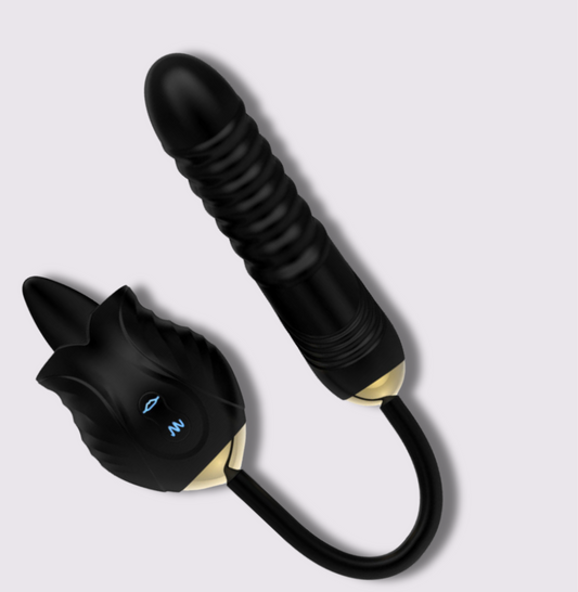 FloraLuxe Tongue – elektrisk vibrator med blomsterinspirert design og kraftige vibrasjoner