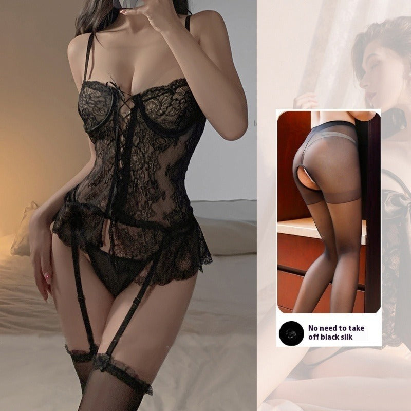Sexy Suspender Lingerie - MyNatury