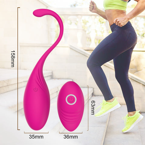 TightEase Pro vibrating exercise ball for pelvic strength, ergonomic design for women's fitness and pleasure.