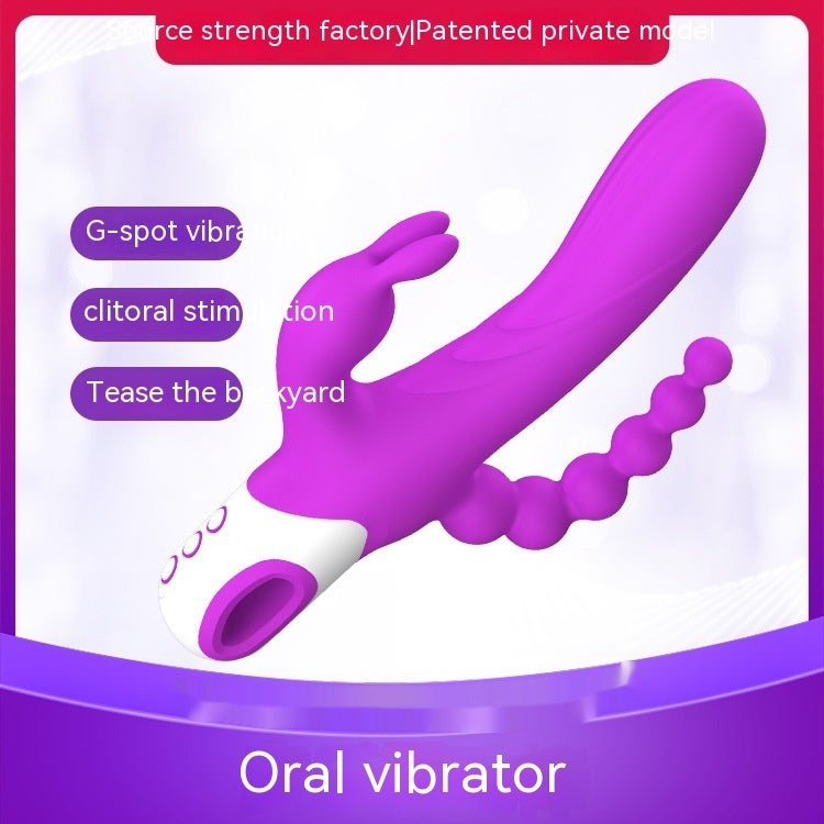 Clitoral Excitement vibrator in purple, designed for powerful clitoral stimulation and versatile use.