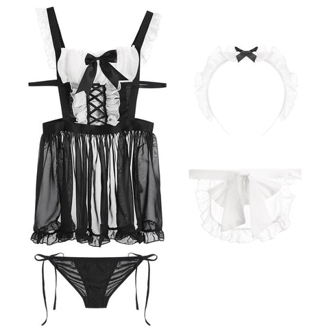 Chiffon Maid Cosplay Set - MyNatury