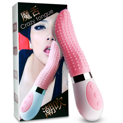 SilkaTongue Pro – Elektrisk tungevibrator i rosa for intens nytelse, sexleketøy med myk silikon.