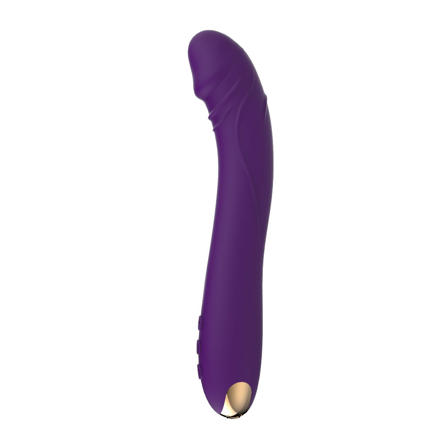 Wand - Jessy, a sleek purple vibrator made of medical silicone for body-safe pleasure.